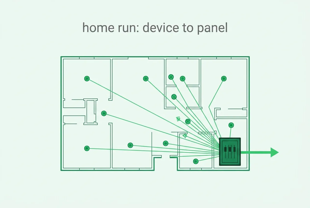 Home-Run Routing: Teaching a System to Trace a Circuit Back to Its Panel