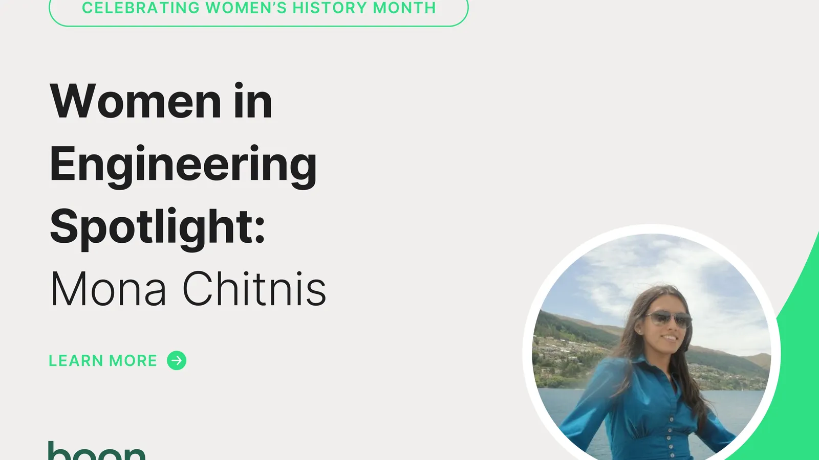 Women in Engineering Spotlight: Mona Chitnis, Software Engineer at Boon