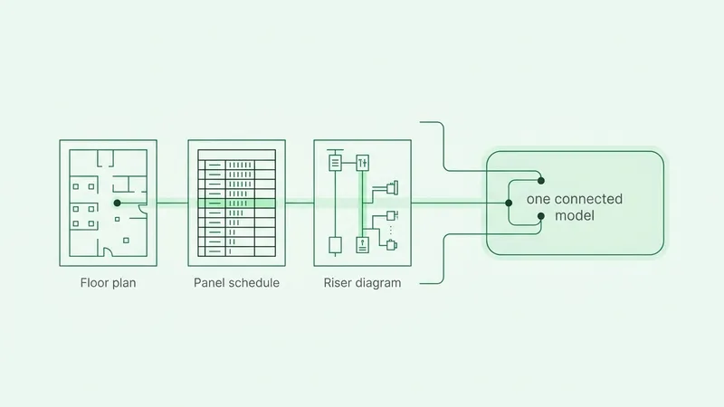 Why MEP coordination is actually a multi-page spatial reasoning problem