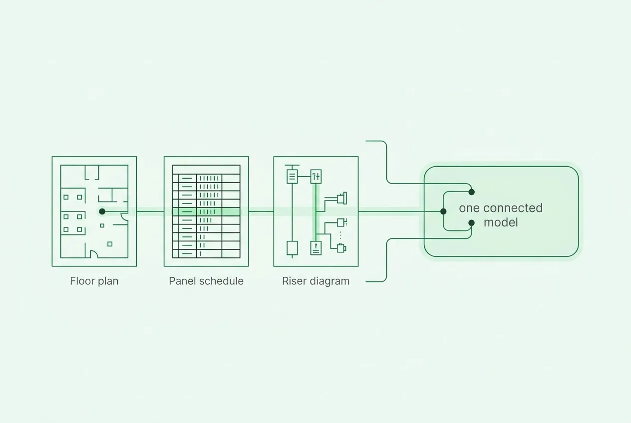 Why MEP coordination is actually a multi-page spatial reasoning problem