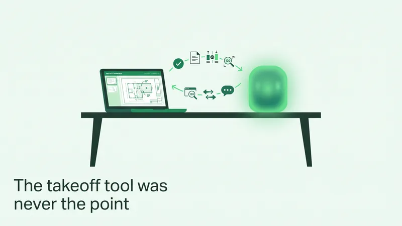The takeoff tool was never the point